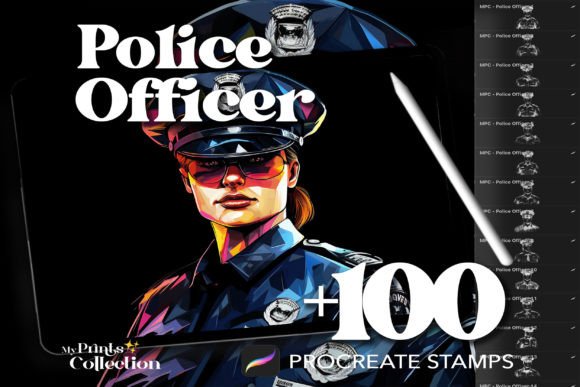 100 Procreate Police Officer Stamps: A Comprehensive Evaluation