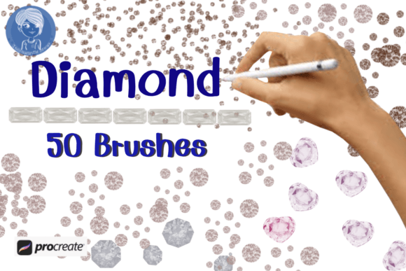 Diamond Set Brush Stamp Procreate: Elevate Your Digital Art