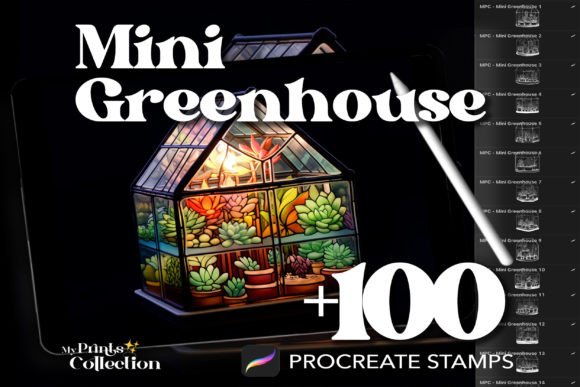Evaluating the 100 Procreate Greenhouse Mini Stamps for Digital Artwork