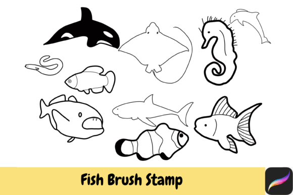 Fish Brush Stamps Procreate IPAD: Unlocking Oceanic Creativity