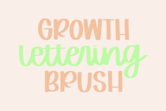 Growth Procreate Lettering Brush: Elevate Your Handwritten Design Workflow