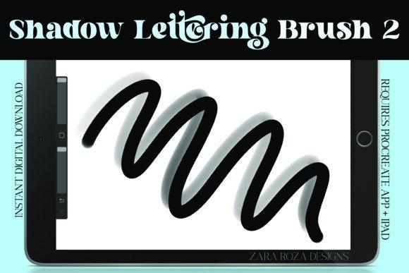 Mastering Depth and Style: The Procreate Shadow Brush 2 and Retro Lettering Workflow