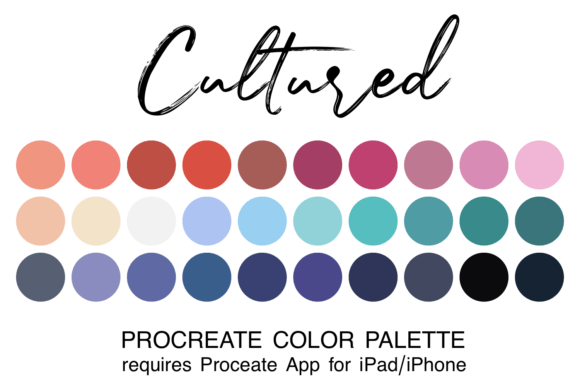 Mastering Digital Artistry: How the Cultured Procreate Color Palette Elevates Your Creative Workflow