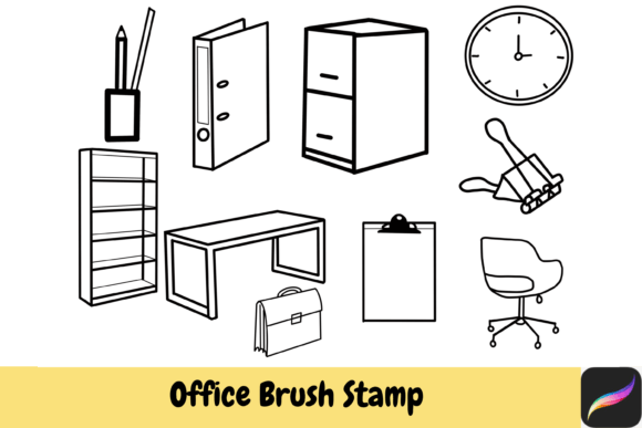 Office Brush Stamps Procreate IPAD: A Strategic Toolkit for Visual Planning