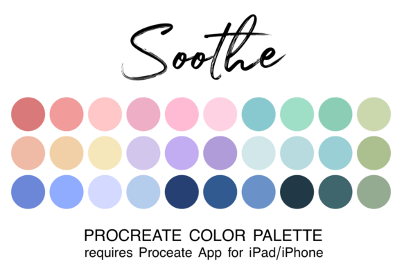 Soothe Procreate Color Palette: An Evaluation for Digital Artists