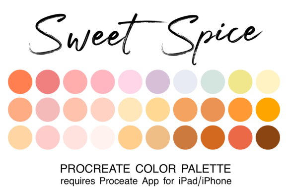 Sweet Spice Procreate Color Palette: A Strategic Asset for Digital Creators