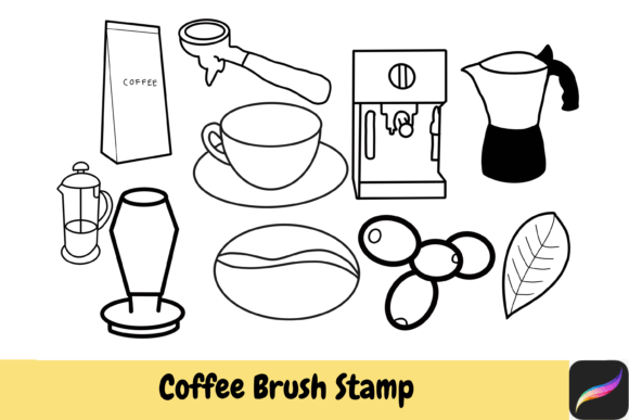 Unlock Your Creative Potential with Coffee Brush Stamps Procreate IPAD